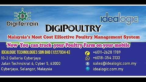 Digipoultry - Poultry Management System | IoT | Idealogic Technologies | Malaysia