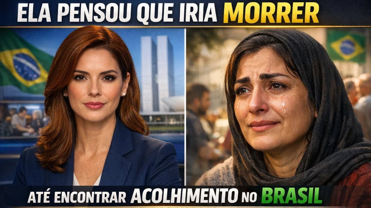 Uma mulher iraniana pensou que morreria após a guerra… até encontrar moradia e cuidados no Brasil