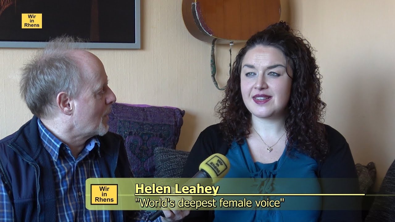 Helen Leahey. World's Deepest Female Voice YouTube
