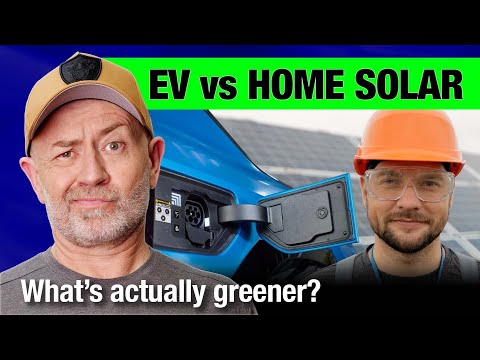 EV Versus Rooftop Home Solar: What's Actually Greener?