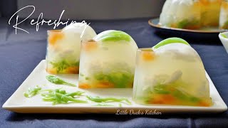 Refreshing Jelly Cake ❤️ 清爽解暑燕菜果冻 by Little Duck's Kitchen 小黄鸭厨房 13,575 views 1 month ago 5 minutes, 16 seconds