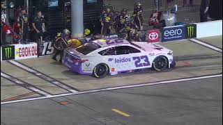 Bubba wallace accidentally goes into Joe Gibbs Pits, but they still help him