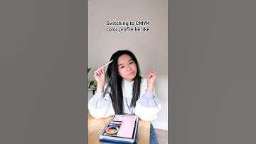 switching to CMYK color profile be like #shorts #procreate #digitalartist