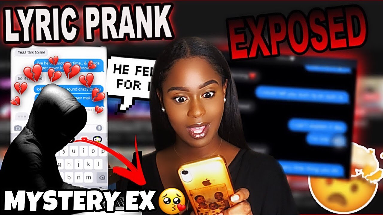 LYRIC PRANK ON EX BOYFRIEND *he wants me back!?* (HILARIOUS REACTION ...