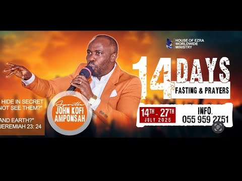 HOUSE OF EZRA S 14 DAYS PRAYER AND FASTING SUNDAY SERVICE PROGRAME 20TH JULY 2025
