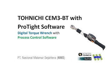 Paperless Solution for QC Sampling Screws Tohnichi Wireless Torque Wrench & Process Control Software
