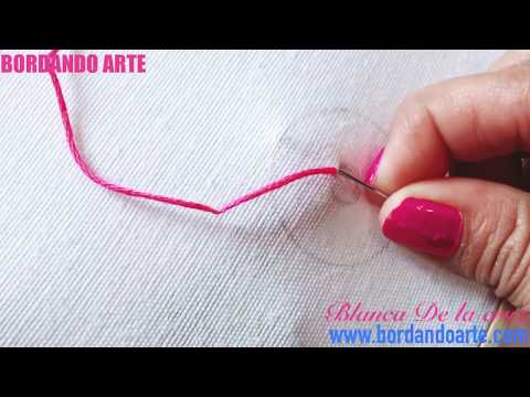 Punto Margarita bordado - Bordando Arte