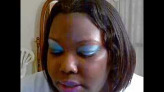 Blue Green Eyeshadow Tutorial.wmv