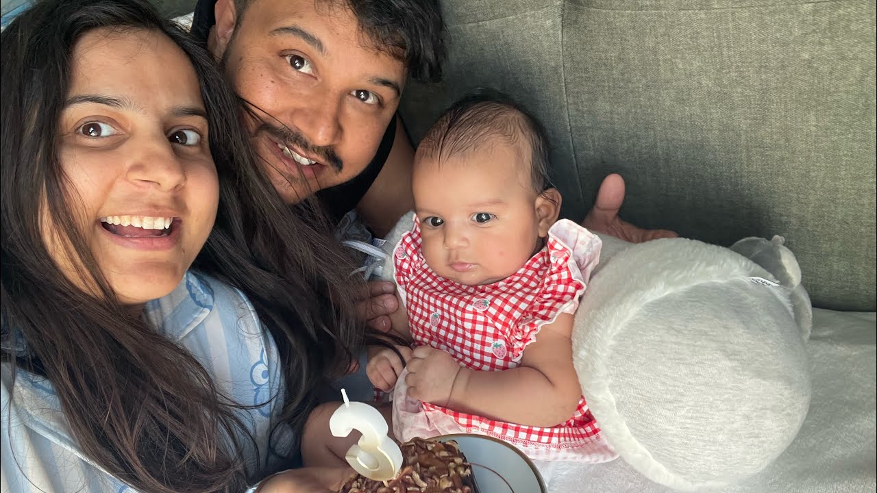 3 months of Pure Love ❤️ Our little one turns 3 months.