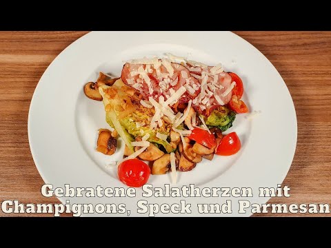 Gebratene Salatherzen mit