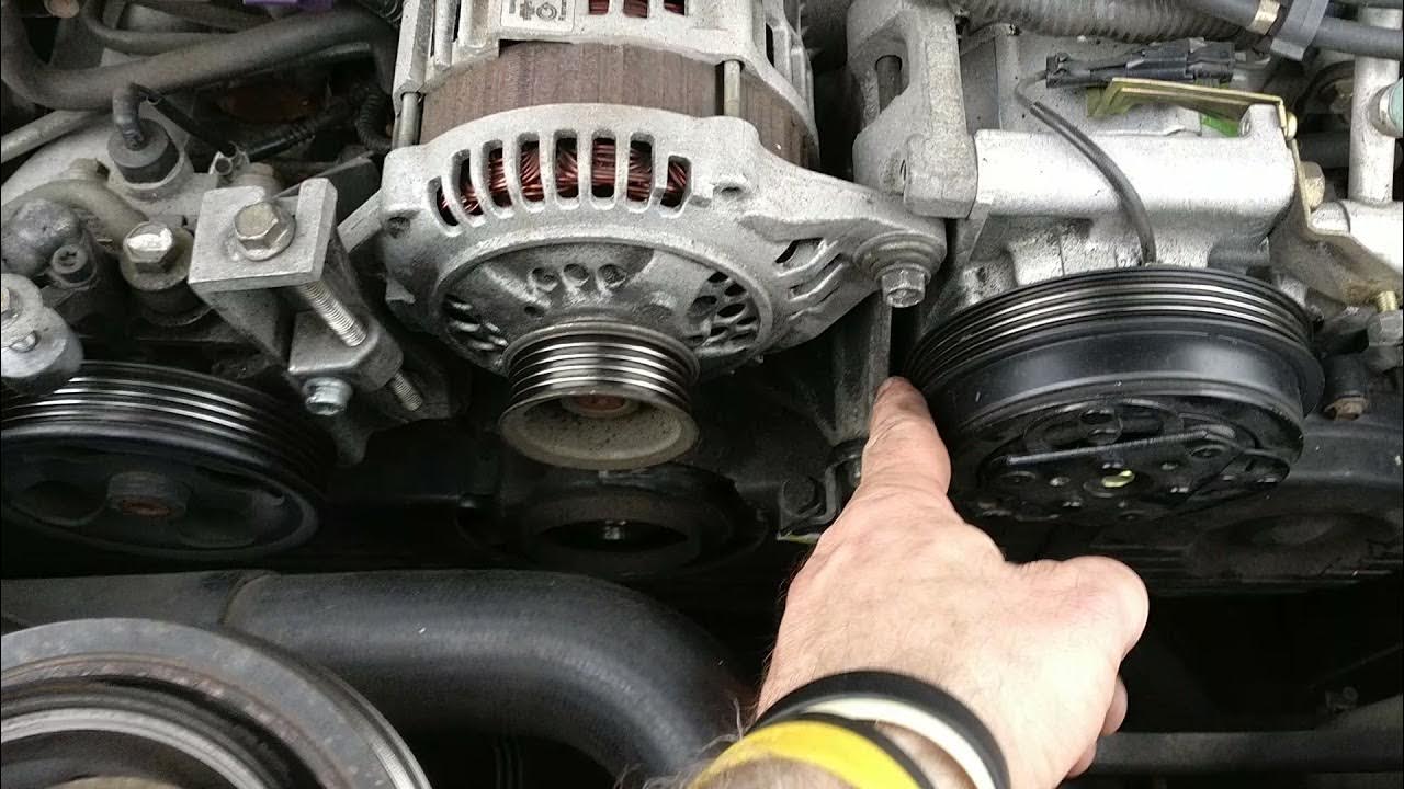 2000 subaru harmonic balancer fail YouTube