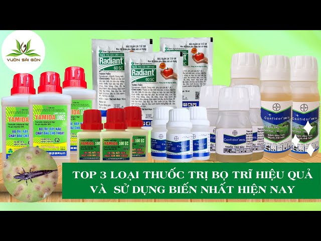 Top 3 loại thuốc trị bọ trĩ hiệu quả đang được tin dùng tại Vườn Sài Gòn