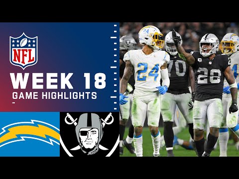 Chargers vs. Raiders Week 18 Highlights | NFL 2021 - YouTube