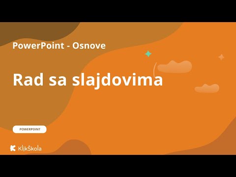 Video: Kako sami napraviti prezentaciju sa slajdovima?