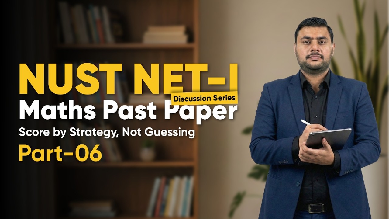NUST NET-1 2026 Maths | Past Paper MCQs Discussion Part-6 | Smart Solving Tricks | KIPS Virtual
