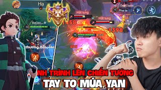 VUX HÀNH TRÌNH LÊN RANK CHIẾN TƯỚNG MÙA S4 CÙNG VỊ TRÍ XẠ THỦ, TAY TO MÚA YAN GÁNH TEAM CỰC KHÉT