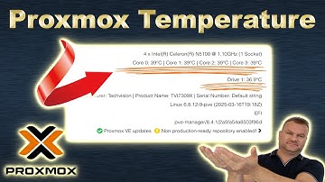 Hoe controleer ik de CPU- en schijftemperaturen in Proxmox?