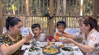 Bữa Cơm Quê Trứng Chiên Nước Mắm,Canh Rong Biển Ăn Vậy Mà Ngon |Atml&family T627