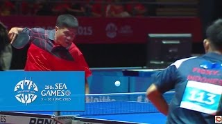 Table Tennis Men's Singles Philippines vs Indonesia | 28th SEA Games Singapore 2015