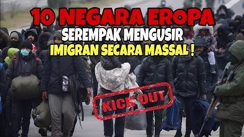 Gila! 10 NEGARA EROPA SEREMPAK MENGUSIR IMIGRAN SECARA MASSAL 2025! | Setelah Kejadian Di Amerika‼️