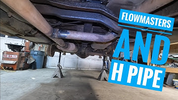 How to install an exhaust h pipe or crossover pipe with @FlowmasterInc mufflers.