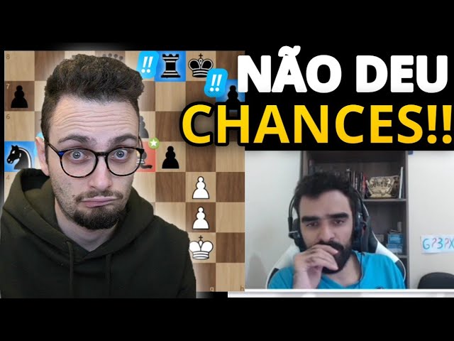 GM Krikor faz VIRADA com DAMA A MENOS e TILTA O MESTRE AO VIVO!! 