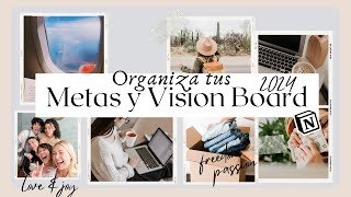 PLANIFICA TUS METAS Y VISION BOARD 2024 // Tips para seguir tus Objetivos