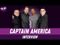 Captain America: The Winter Solider Cast Interview with Anthony Mackie, Joe Russo, Sebastian Stan