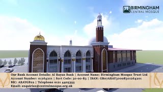 🔴LIVE Jummah Prayer from BIRMINGHAM CENTRAL MOSQUE