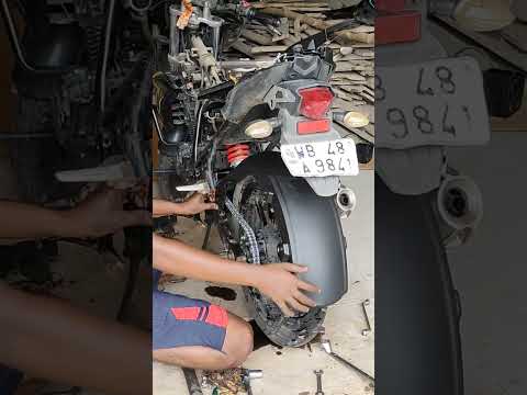 Yamaha FZs V2 Rear Madgard Fetting Viralvideo Vairalshort Youtubeshorts Youtube Yamaha