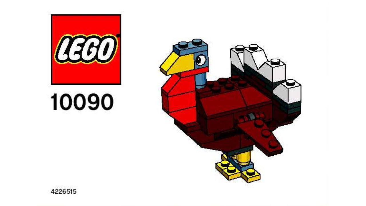 LEGO 10090 Instructions | Seasonal | Turkey | Thanksgiving - YouTube