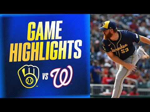 Brewers vs. Nationals Game Highlights (8/2/25) | MLB Highlights