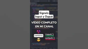 Signals Input y Output #programacion #angular #programming #signal #tutorial #webdevelopment