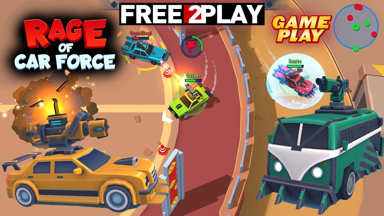 Rage of Car Force Car Crashing Games ★ Gameplay ★ PC Steam [ Free to