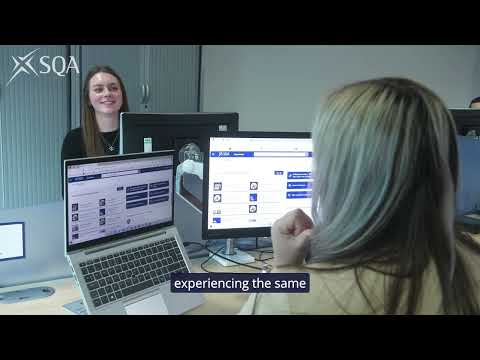 Modern Apprenticeships at SQA - what was it like working towards an SQA qualification?