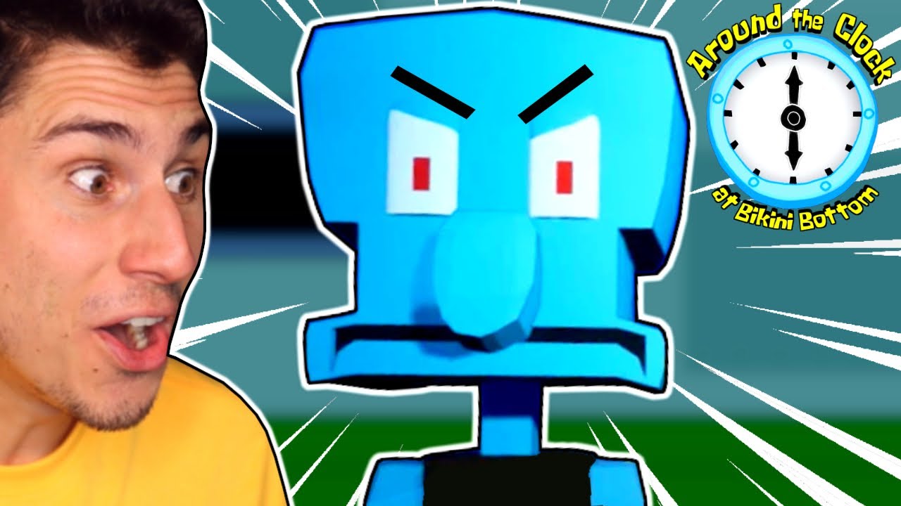 ДЕРЖИТЕСЬ ПОДАЛЬШЕ ОТ СКВИДВАРДА! | Круглосуточно в Бикини Боттом