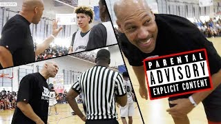 Lavar Ball Uncensored Coaching Part 1 - Lavar Vs Aau Referees In Big Ballers Loss