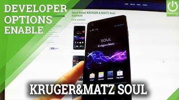 Developer Options KRUGER&MATZ Soul - Enable USB Debugging in Android