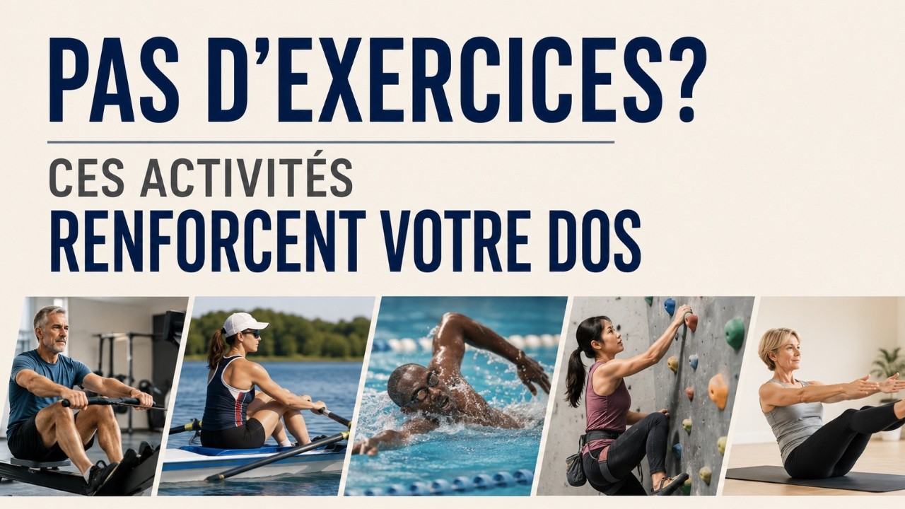 Vous n’aimez pas les exercices? Ces activités renforcent aussi votre dos