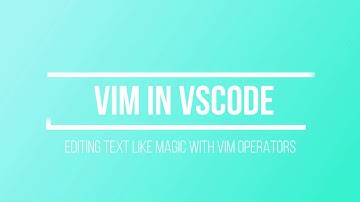 An intro to vim operators! Deleting code like magic!
