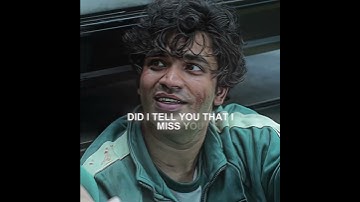 He didn’t deserve that death. | did I tell you that I miss you - adore #edit #player199 #squidgame