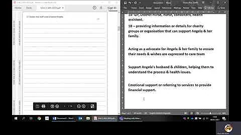 Unit 2: Working in Health and Social Care  - Exam walkthrough (H&SC BTEC Level 3) Jan ‘20 📝📑 - DayDayNews