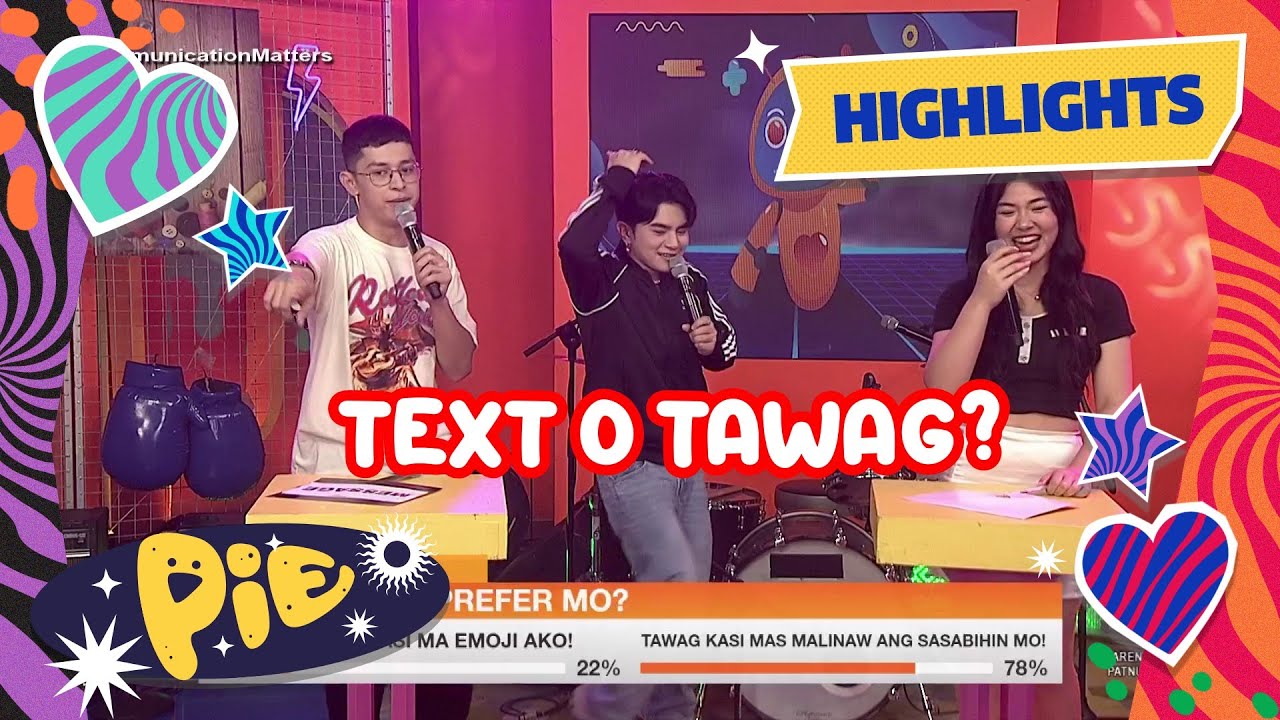 Pakada Aljon, Seham, at Gello ano nga ba ang mas prefer text o tawag? PIE Channel YouTube