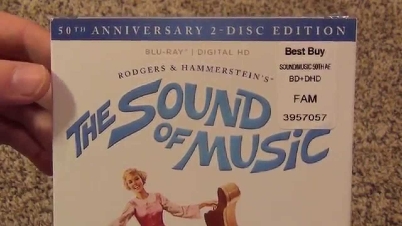 The Sound Of Music 50th Anniversary 2 Disc Blu Ray Unboxing Youtube