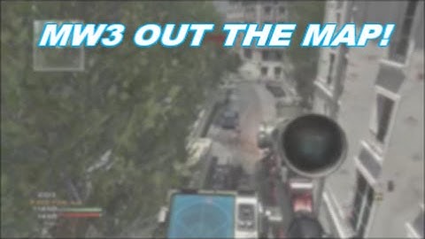 MW3 OUT THE MAP HITMARKER + SHOT!