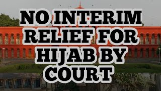 Big Breaking News No Interim Relief From Court On Hijab Hijab Kay Liye Students Ko Rahat Nahi