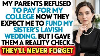 My Parents Refused To Pay For My College—Now They Expect Me To Fund My Sister's Lavish Wedding.....