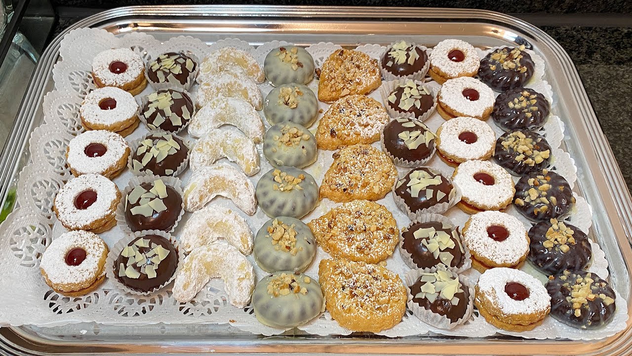 1 Teig 5 verschiedene Kekse schnell und einfach Plätzchen Rezept #2