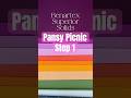 Pansy Picnic Quilt Step 1