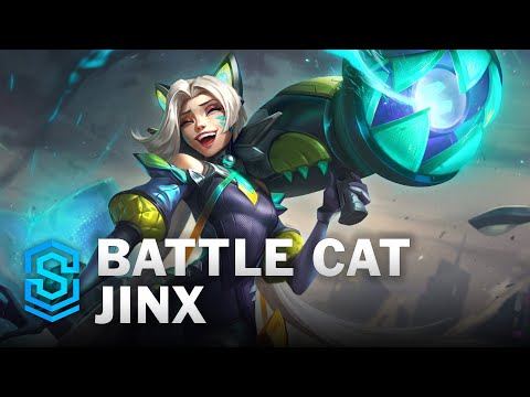 Battle Cat Jinx Skin Spotlight - League of Legends